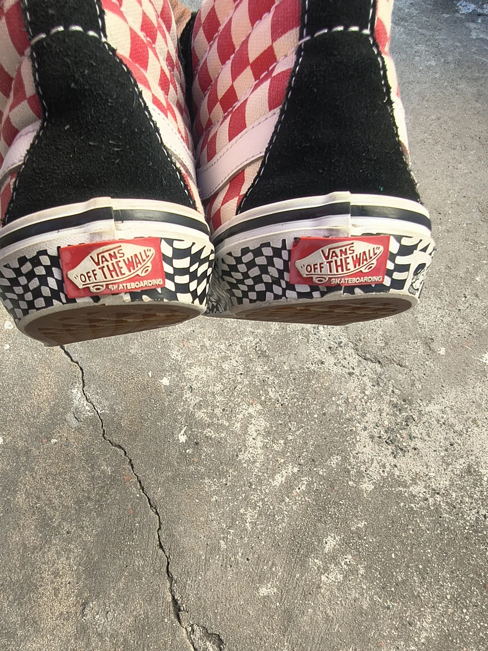 Vans Skate Sk8-Hi Reissue 'Grosso 84 - Red Checkerboard' (VN0A5KYR428) Size 8.5